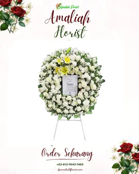 Krans Bunga Duka Gedung Serbaguna Albasyariah Bojonggede